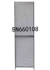 China 8&#039; altamente X 1&#039; largamente malha de aço que divide a cor cinzenta tecida dos painéis de rede de arame terminada fábrica