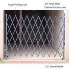 As portas de segurança de dobramento de aço cinzentas para o metal do negócio Scissor porta Unassembled fornecedor