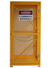 Único material de aço manual do telhado dos armários de armazenamento 14 GA do cilindro de oxigênio da porta fornecedor