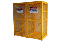 As gaiolas expandidas do armazenamento do cilindro de oxigênio do metal, gás gêmeo da porta podem armário de armazenamento fornecedor