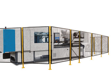 China Perímetro Inline que guarda, cerco da máquina do protetor de Palletizer do protetor da máquina do fio fábrica