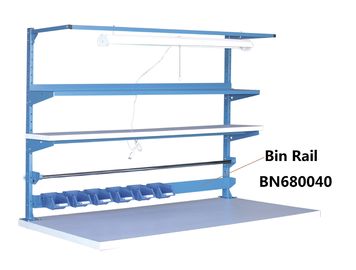 China O organizador resistente ajustável da tabela de trabalho do azul para os parafusos dos escaninhos e as porcas conectam fábrica