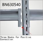 O armazenamento de aço resistente ereto livre submete os pares longos do feixe de 96 polegadas Z de grande resistência fornecedor