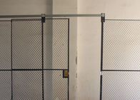 Predesigned 2 gaiolas do armazenamento da rede de arame dos lados, gaiolas da segurança da ferramenta para o armazenamento fornecedor