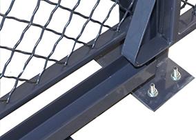 Separações do fio & gaiolas visíveis altas da segurança, cacifos de armazenamento da gaiola do metal 20' *15 ' *10 '